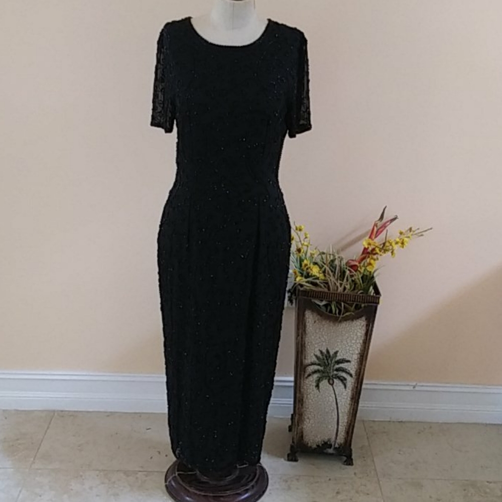 Elegant Beaded Talbots Dress.